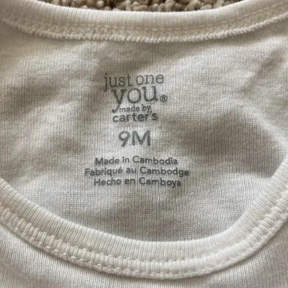 Carter’s Sea You at the Beach bodysuit and top, 9 months size - Picture 4 of 13